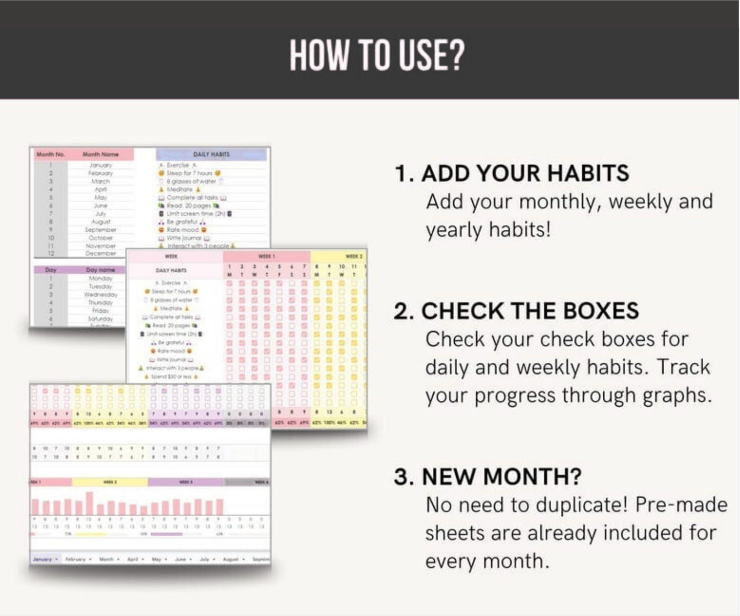 2026 Best Habit Tracker | DailyWise Routine Planner | Weekly Monthly Habit Tracking