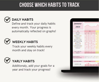 2026 Best Habit Tracker | DailyWise Routine Planner | Weekly Monthly Habit Tracking
